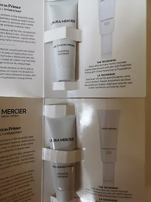 Set Of 2 -laura Mercier Pure Canvas Face Primer Hydrating-wear Under Makeup 10ml • £7.99