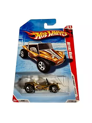 2010 Hot Wheels Race World - Beach #1 Meyers Manx #177 Metallic Gold • $3.54