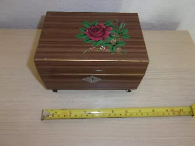 £6 • Buy Vintage Wooden Music Jewellery Box