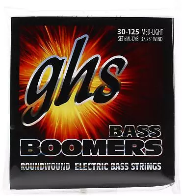 GHS 6ML-DYB Bass Boomers Roundwound Long Scale Medium Electric Bass Strings - • $36.99