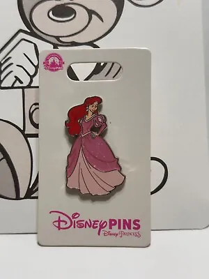 Disney Parks Little Mermaid Princess Series Ariel Pink Dress Pin • $14.50