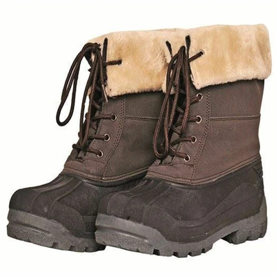 £29.66 • Buy Ladies Winter Snow Boots Lace Up Fur Lined Waterproof Thermal Muck Stable Shoes