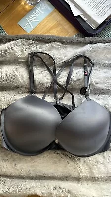 Victoria Secret Shine Strap Bombshell 36D Grey  • $37.50