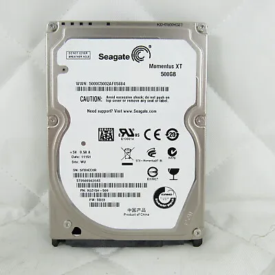 Seagate 500gb 6gb/s 5400rpm Laptop Sshd Hybrid Hard Drive 7mm Af St95005620as • £12