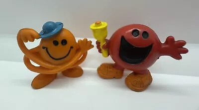 Vintage Mr Men Bully PVC Figures 1.75  West Germany 1978 RARE Mr Tickle & Noisy • £7