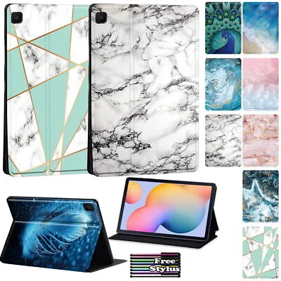 £6.42 • Buy Marble PU Leather Tablet Stand Cover Case For Lenovo Tab M10 10.1''/M10 Plus+Pen