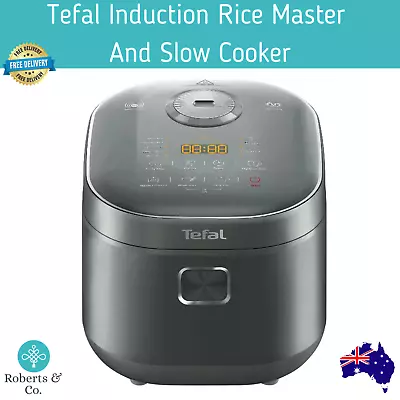 Tefal Induction Rice Master And Slow Cooker 10 Cup Rice Cooker Steamer • $259.95