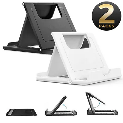 2-Pack NEW Phone Holder Foldable Desk Stand Multi-Angle Mount For IPhone Samsung • $2.98