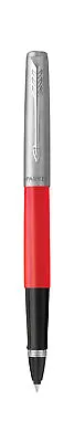£4.99 • Buy Parker Pen Jotter Red Rollerball Black Gel Ink Gift Boxed Stainless Steel