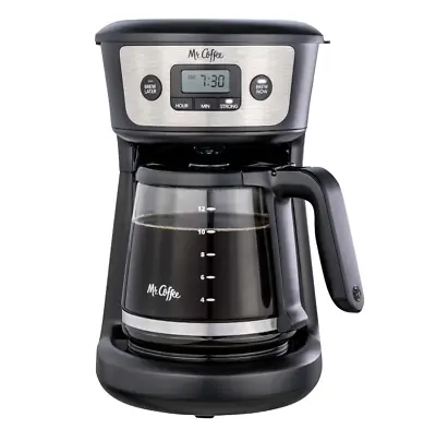 Mr. Coffee® 12-Cup Programmable Coffee Maker With Strong Brew Selector Stainles • $27.44