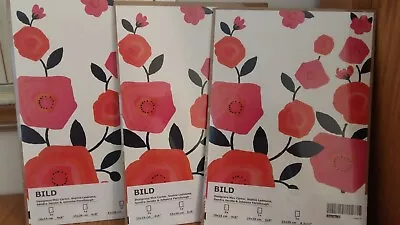 3 New/sealed Ikea ‘bild’ Poster Packs (4 Prints In Each) Discontinued Designs • £5.99