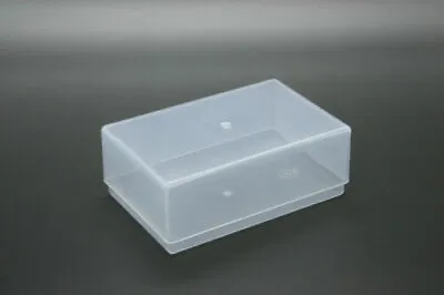 Pack Of 5 Clear Business Card Boxes Plastic Holders Craft Container • £6.89