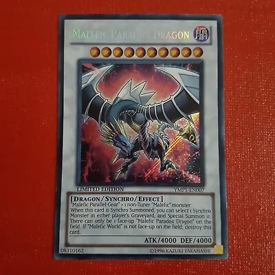 Yugioh Malefic Paradox Dragon YMP1-EN007 Limited Edition • $11.18