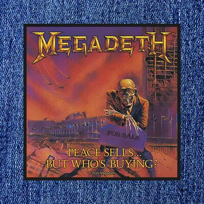 £4.60 • Buy Megadeth - Peace Sells..but Who's Buying (new) Sew On Patch Official Band Merch