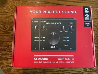 M-audio Air 192/6 Desktop 2x2 Usb Type C Audio Midi Recording Interface • $75