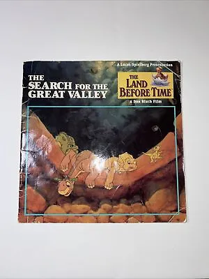 $5.99 • Buy The Land Before Time The Search For The Great Valley Paperback Book Vintage 1988