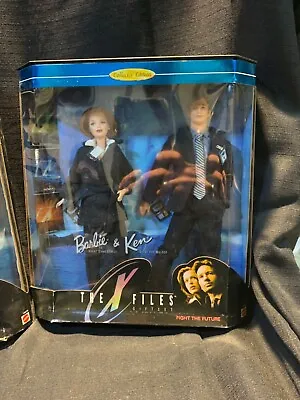 Barbie & Ken As Scully & Mulder The X-Files Collectible Set • $35