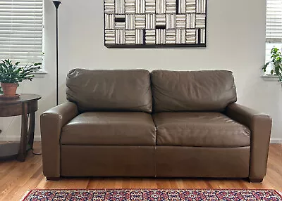 American Leather Comfort Sleeper Leather Sofa • $1100