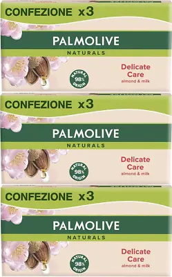 Palmolive Delicate Care Soap With Almond Milk 3X90G  X 3 • £7.67