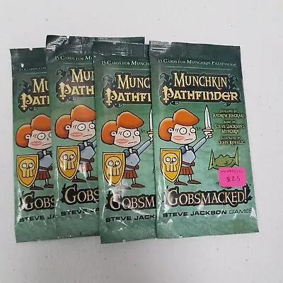 Munchkin Pathfinder Gobsmacked Sealed Booster Pack Bundle - HK0408/21 • $25