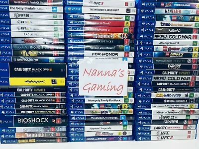 $24.95 • Buy Cheap PS4 PlayStation 4 Games Discount Bundle Ratchet COD GTA Spyro Drop Down 
