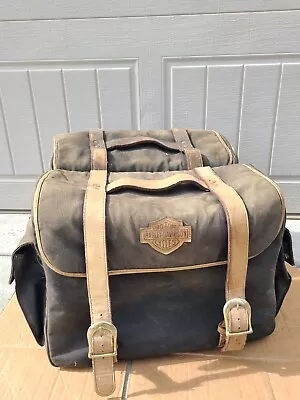 Vintage Harley Davidson Soft Saddlebags • $59.99