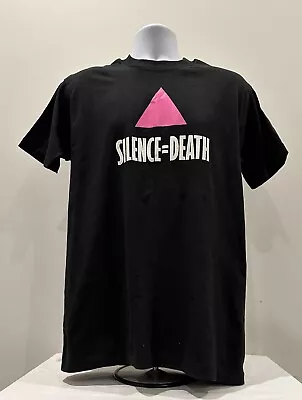 Silence = Death Original 1980s T-Shirt (not A New Reproduction) Gay Vintage • $84.95