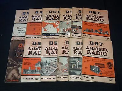 1930 Qst Amateur Radio Magazines Lot Of 12 Issues - Complete Year - Wr 54a • $90