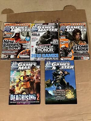  Vintage Magazine Bundle  Games Master Bundle X5 With Doublesided Posters VGC • £12