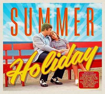 Summer Holidays NEW 2XCD The Shadows/Kinks/Mungo Jerry/Beach Boys/Brian Hyland + • £4.95