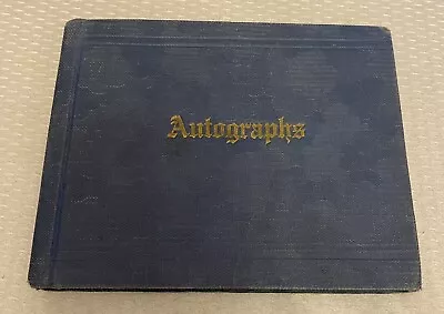 1930s Vintage Autograph Book School Girls Friend Best Wishes Signed Dated • $14.95