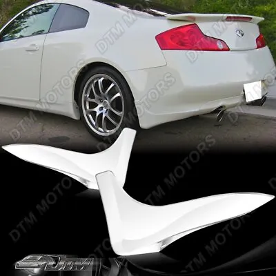 For 03-06 Infiniti G35 Coupe Painted WH Rear Bumper Lip Mud Guards Polyurethane • $79.99