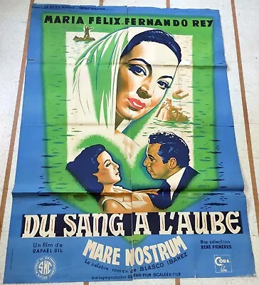 MARIA FELIX  DU SANG A L'AUBE  Original French Movie Poster • $24.99