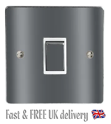 Charcoal Grey Light Switch & Power Socket Stickers Skin Decal Vinyl Cover  • £2.35