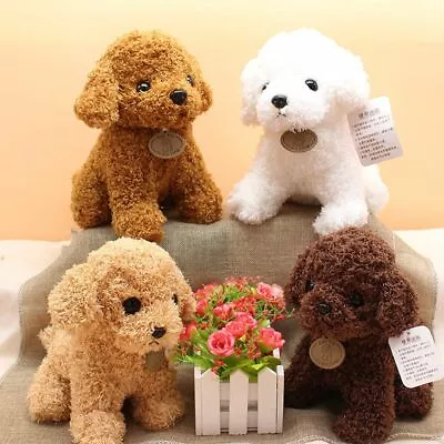 £7.18 • Buy 18/25CM Animals Simulation Teddy Dog Lady Stuffed Toys Dolls Teddy Plush Room UK