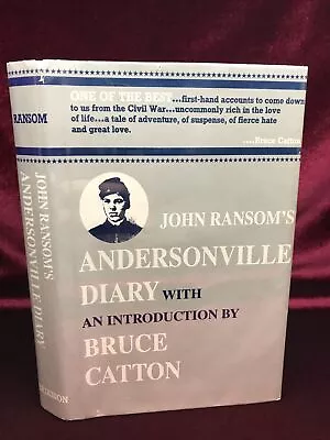 John Ransom’s Andersonville Diary 1986 Hardcover W/ Protector Civil War • $11.95