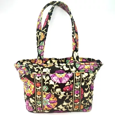 Vera Bradley Suzani Holiday Mandy Shoulder Bag Tote Multi Floral Fabric • $22.97