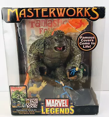 (h) Masterworks Marvel Legends Fantastic Four Meet The Mole Man W/comic Book Nib • $9.99