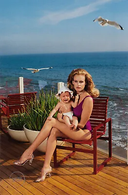 1984 Vintage Helmut Newton Photo Print Fashion Daryl Hannah American Vogue 15x20 • $105.82