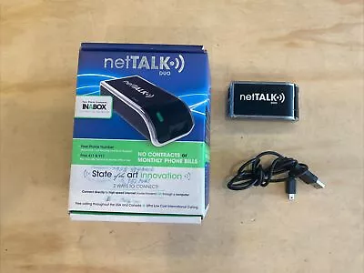 0817) NetTALK DUO Digital Phone Service • $15