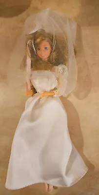 Barbie Wedding Fantasy Bride Doll In Dress & Veil Vintage • $19.99