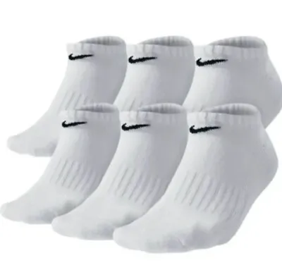 Nike Dri-Fit Men's 6-Pack Everyday Cotton Cushioned No Show Socks Size 8-12 L • $24