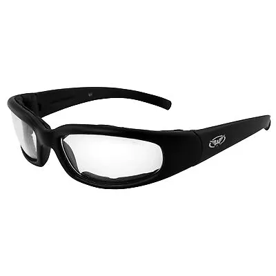 Chicago 24 Sun Photochromic Padded Motorcycle Riding Glasses Clear To Smoke • $29.99