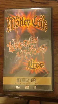 Motley Crue Lewd Crued Tattooed D-Theater HD D-VHS DVHS Vince Neil 1080i Rare  • $49.99