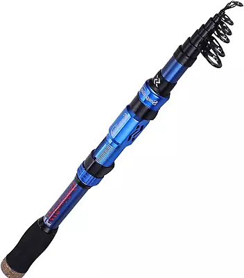 Telescopic Fishing Rod - 24 Ton Carbon FiberCnc Machined Reel Seat Comfortable • $42.06
