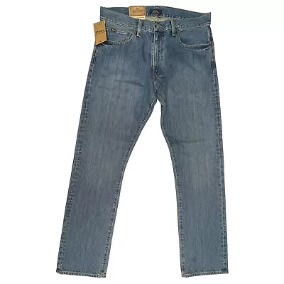 Polo Ralph Lauren Denim Jeans Blue Varick Slim Straight Stretch Denim $115 • $62.89