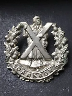 Original Cap Badge Of The Cameron Highlanders • £18