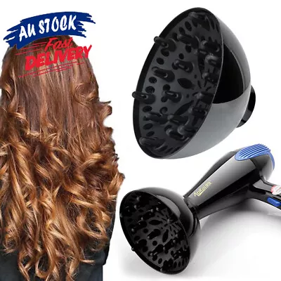 Curly Hair Dryer Diffuser Blower Salon Quick-drying Styling Attachments 1-2pc AU • $8.99