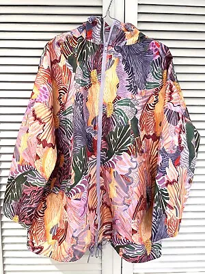 $115 • Buy Pretty GORMAN “Iris Veins” Raincoat Jacket * Size S/M