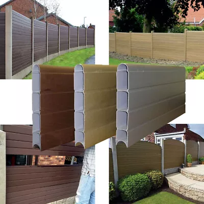 £17.99 • Buy Plastic Fence Panels - Composite Fencing Boards Plastic Fence Posts ECO Fencing